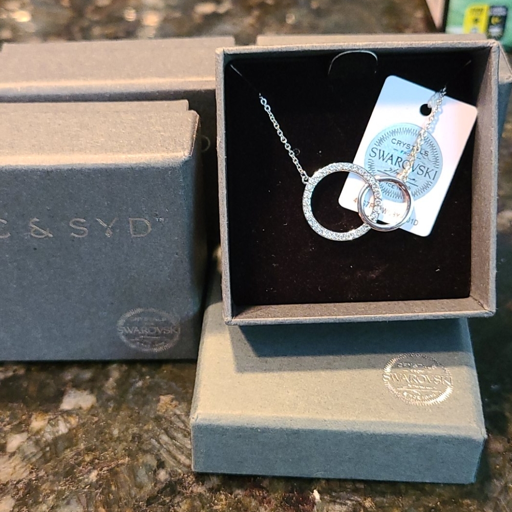 Nic & Syd Swarovski Silver Necklace